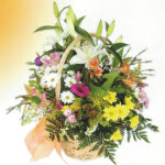 SEASONAL FLOWERS BASKET