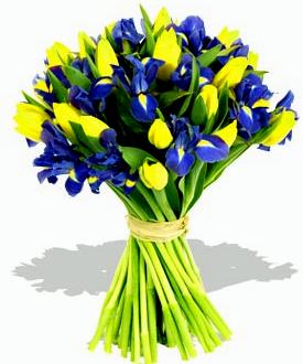 20110401193501-ramo-iris-y-tulipanes.-purple_iris_yellow_tulips_bouquet-web.jpg RAMO IRIS Y TULIPANES - Imagen 1
