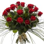 24 LARGE EXCLUSIVE RED ROSES