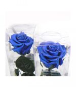BLUE PRESERVED ROSE IN A BOX - Image 2