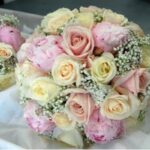 BRIDAL BOUQUET ROSES AND PEONIES