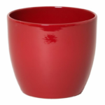 CUBREMACETA CERAMICO ROJO