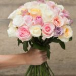 BOUQUET  ROSAS TONOS PASTEL