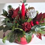 CAJA SOMBRERERA FLORES DE NAVIDAD