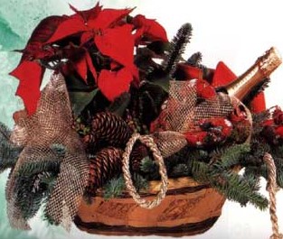 20221219174015-cestanavidad2400-web.jpg CESTA FLORES PASCUA + CAVA - Imagen 1