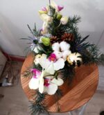 CHRISTMAS ORCHID TABLE ARRANGEMENT
