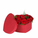 CAJA CORAZON DE ROSAS