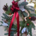 HANDMADE WHITE CHRISTMAS WREATH