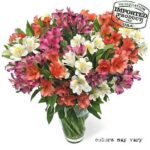 BOUQUET OF LILIES ALSTROEMERIAS