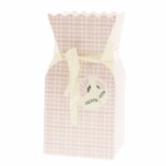 PLASTIC-COATED CARDBOARD VASE