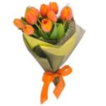 MONOCROMATIC TULIPS BOUQUET - Image 2